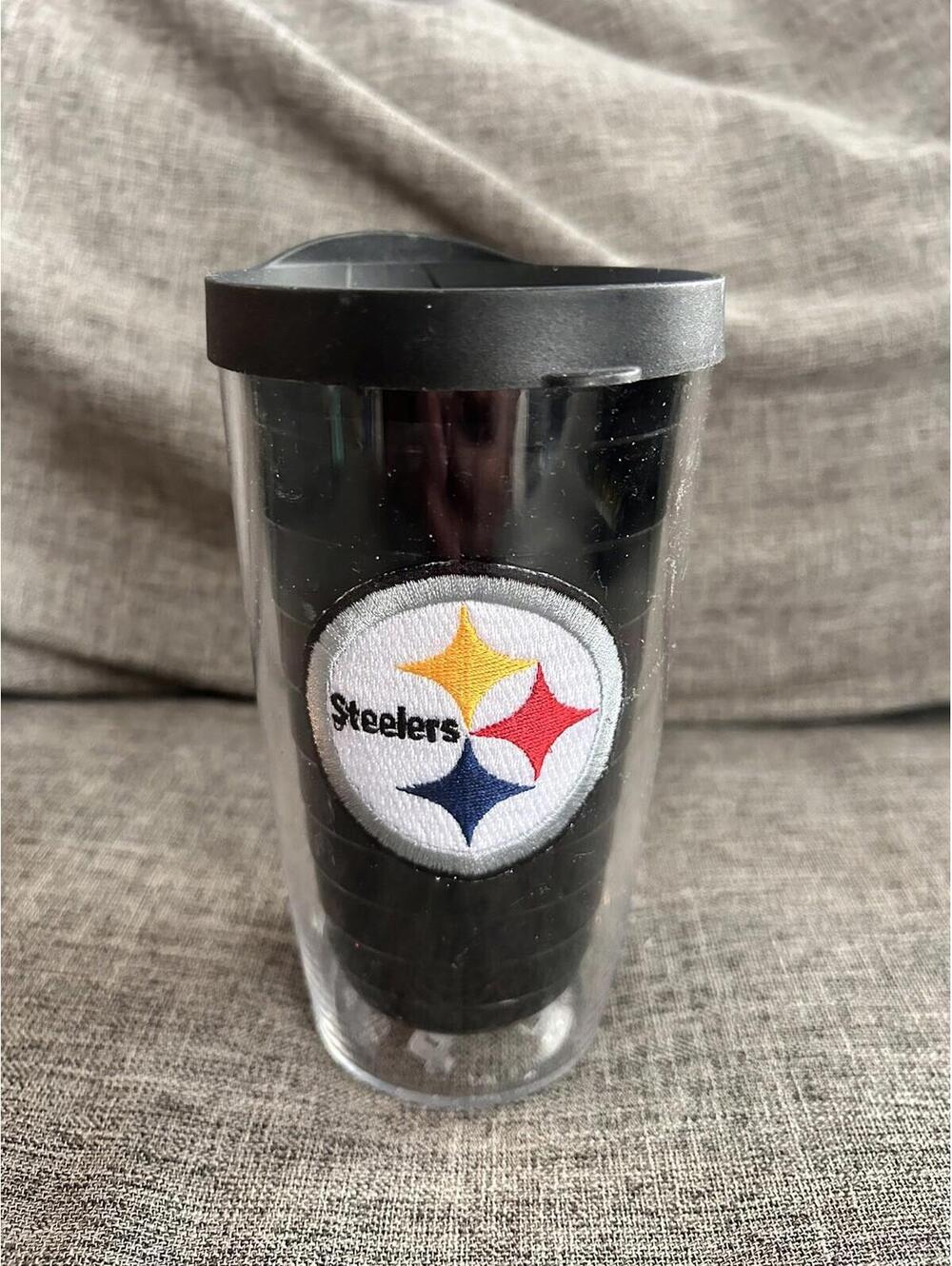 Tervis Tumbler Pittsburgh Steelers 16oz With Lid Black Emblem